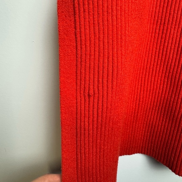 Daily Practice by Anthro Ribbed Turtleneck Midi Sweater Dress Sleeveless XSP - Picture 8 of 10